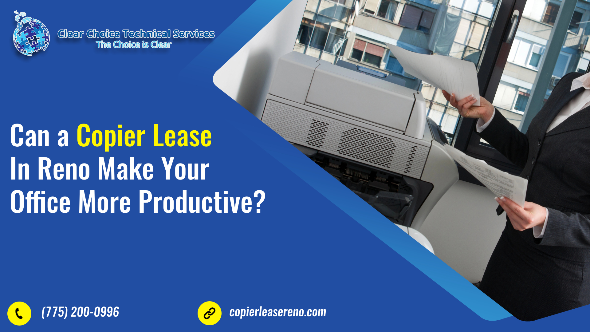 Can a Copier Lease in Reno Make Your Office More Productive