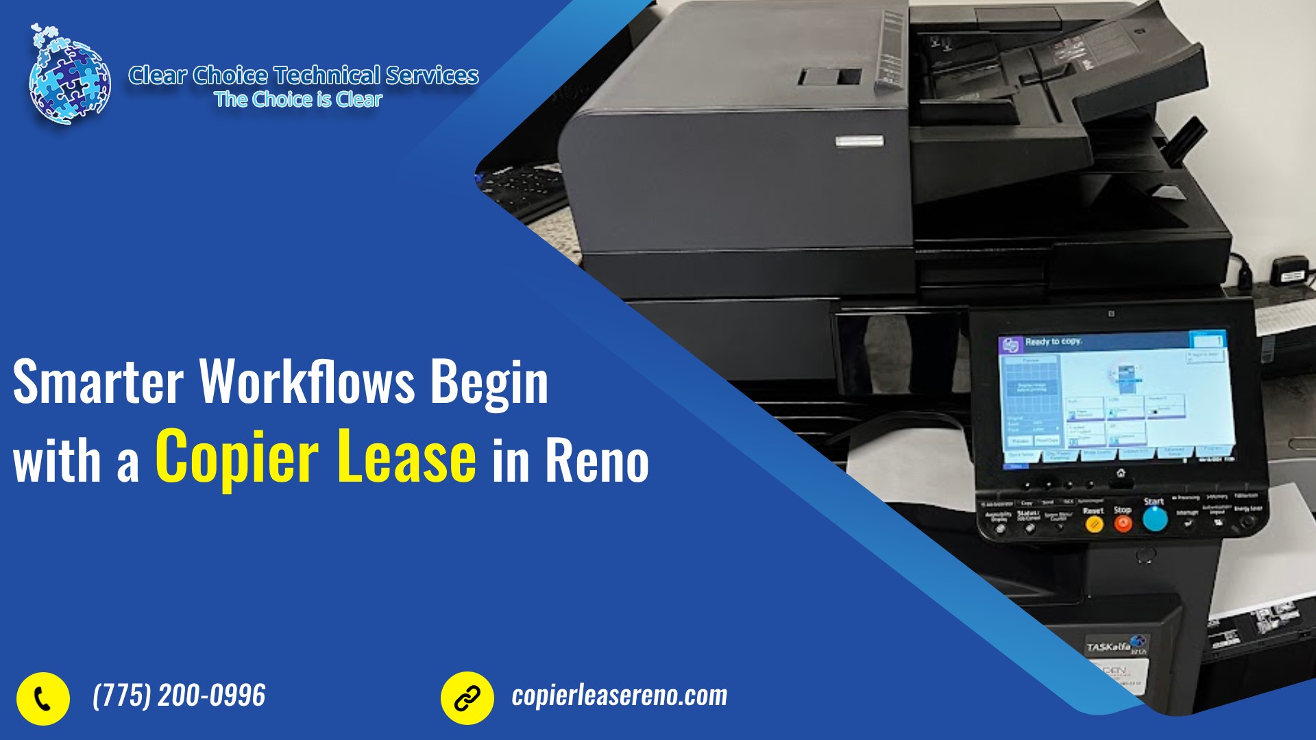 Smarter Workflows Begin with a Copier Lease in Reno