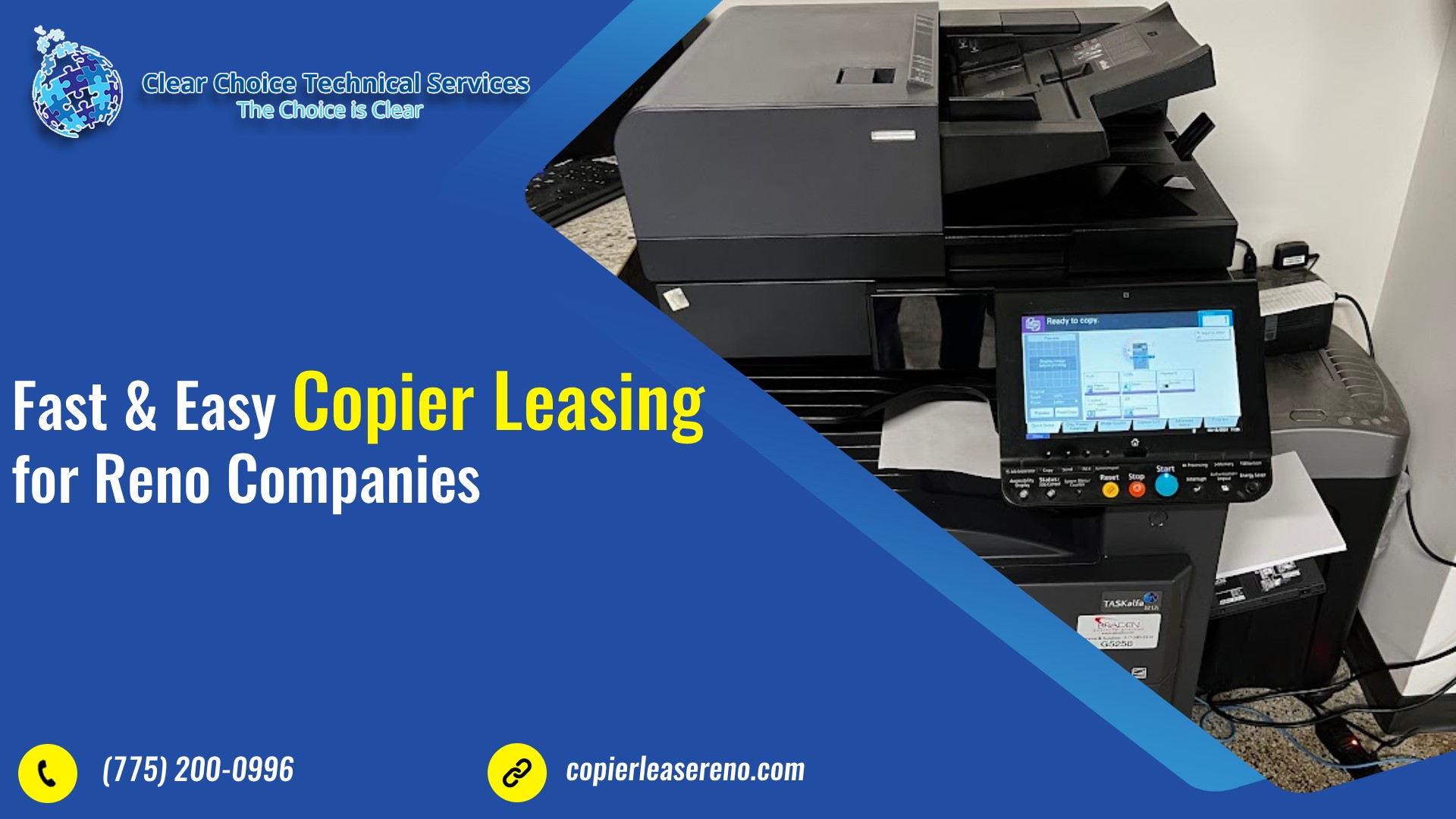 Fast & Easy Copier Leasing for Reno Companies