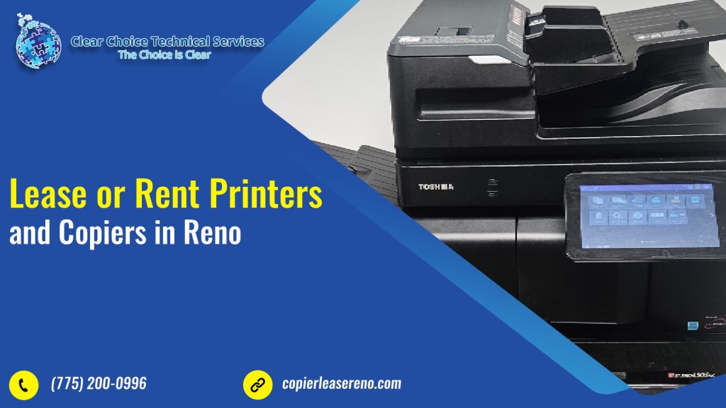 Lease or Rent Printers and Copiers in Reno