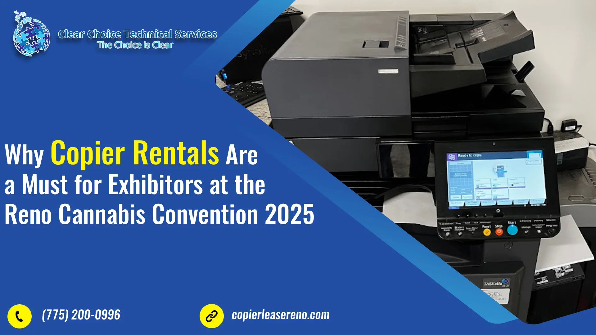 Why Copier Rentals Are a Must for Exhibitors at the Reno Cannabis Convention 2025